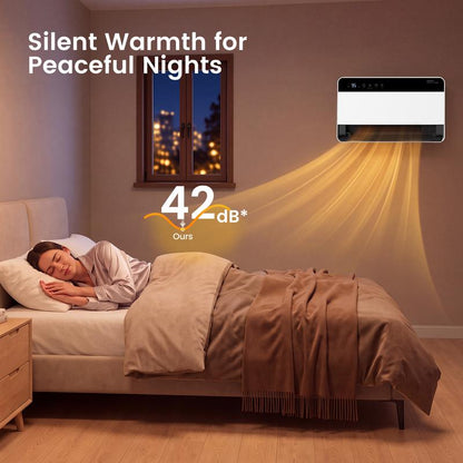 ProWarm 1500W Wall-Mounted Convection Heater — Smart Touch & Remote Control