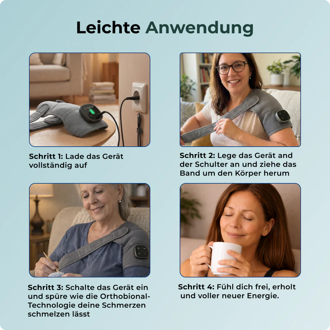 OmoCare™ — 3-in-1 Schultermassager