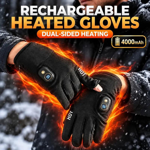Pro Rechargeable Heated Gloves — 360° Full-Coverage Warming