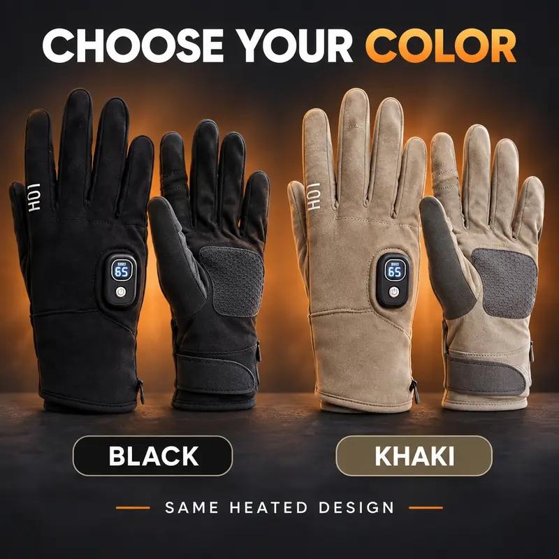 Pro Rechargeable Heated Gloves — 360° Full-Coverage Warming