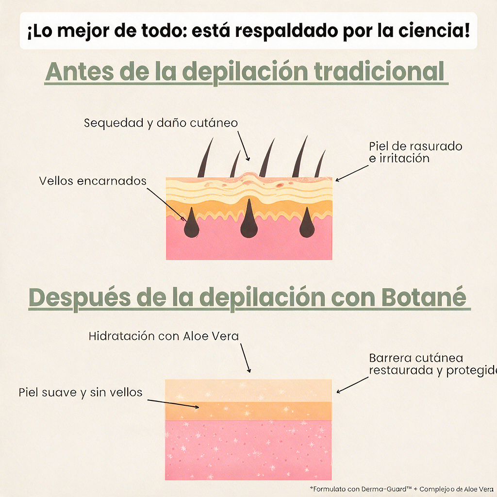 BOTANE™ Crema Depilatoria