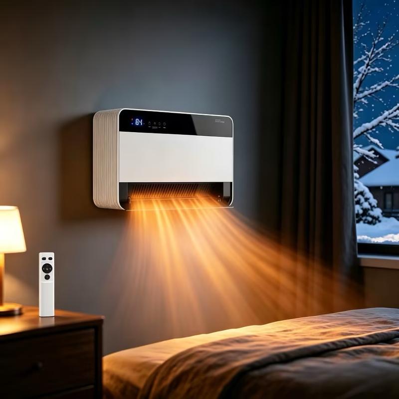 ProWarm 1500W Wall-Mounted Convection Heater — Smart Touch & Remote Control